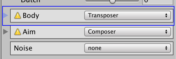 Transposer setting