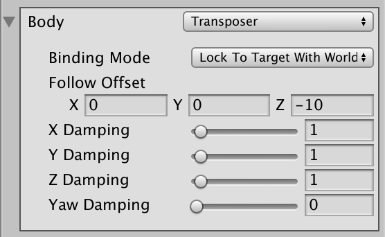 Damping and Offset Adjustments